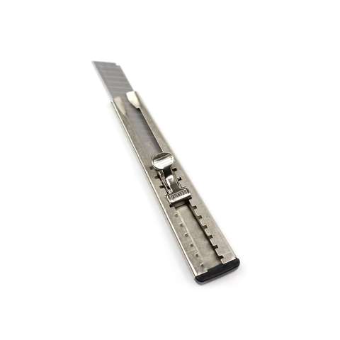 Metal case sharp art knife with locking function