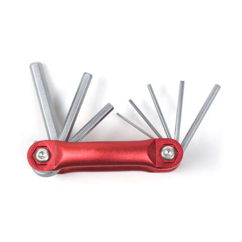 8pcs foldable hex key wrench set