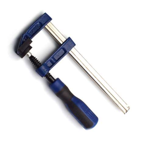 DIN5117 GS heavy duty carpentry F- clamp with plastic handle