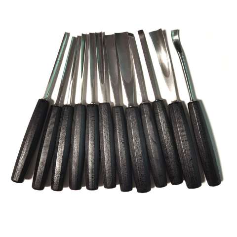11pcs wood working chisel set with angle square oil stone and honing guide