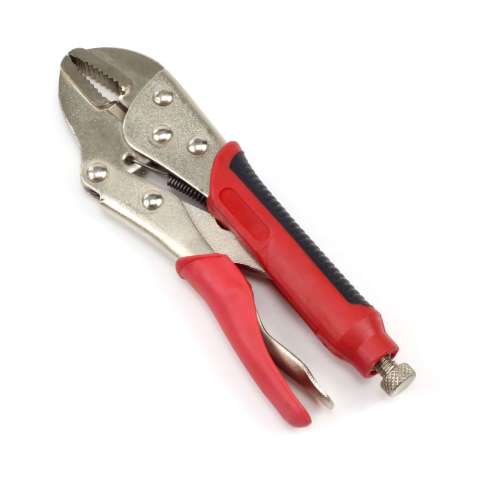 Straight jaw vise grip locking pliers