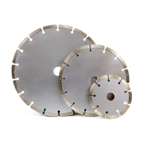 Cold pressed dry cutting type segment circular diamond saw blade