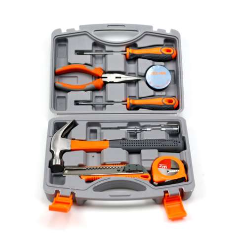 8pcs set home use hand tools kit with screwdriver pliers hammer tape knife
