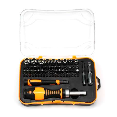 65pcs precision screwdriver bits and sockets set