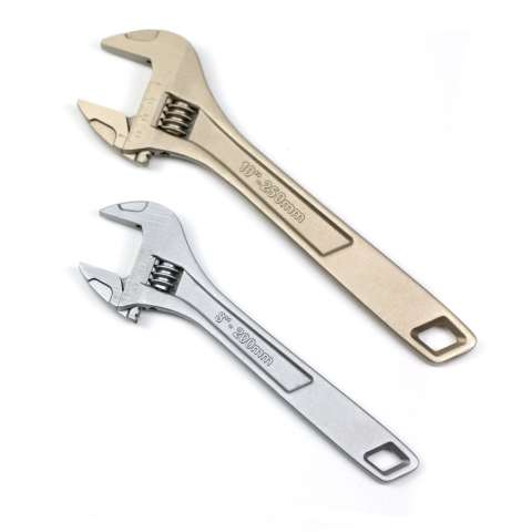 big opening adjustable wrench