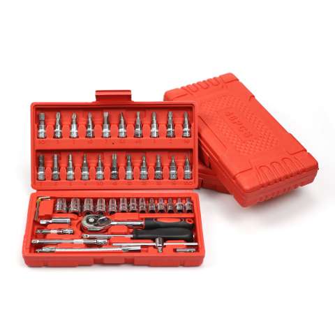 Hot selling 46pcs bits socket wrench kit set with competitive price