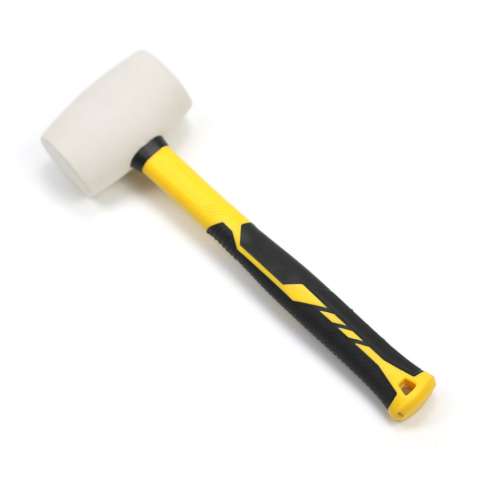 Environmental elastic white rubber mallet hammer for floor ceramic tile Installation