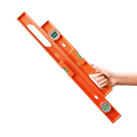 Heavy duty aluminum spirit level