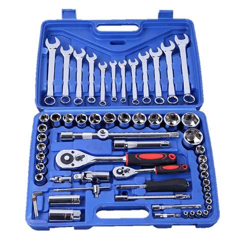 61pcs combination wrench and socket set