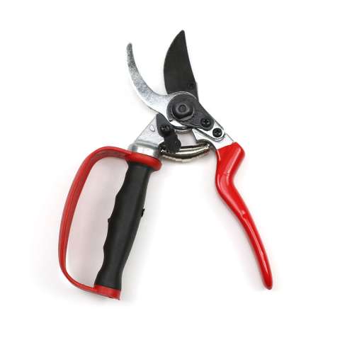 Aluminum body heavy duty pruning shear with swivel protective handle