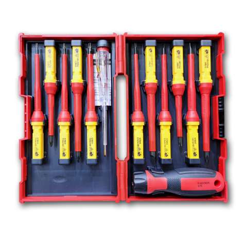 1000V isolated screwdriver and tester pen set