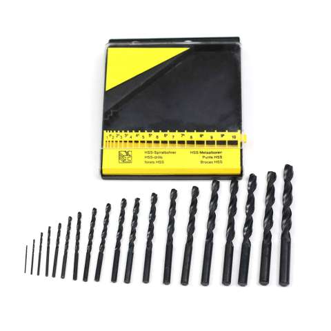 19pcs twist drill bits set