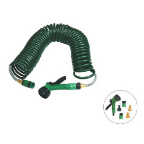 EVA coiled hose with spray gun