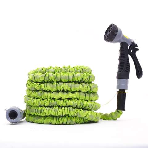 Magic hose with spray gun