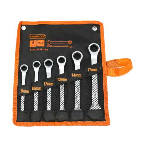 72 teeth 6/7/10/12pcs ratchet combination spanner set