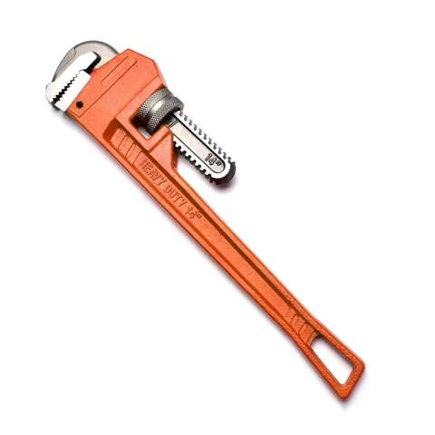 Heavy duty American type pipe wrench