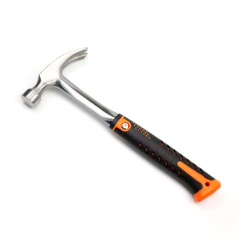 One-piece integrated drop forged claw hammer