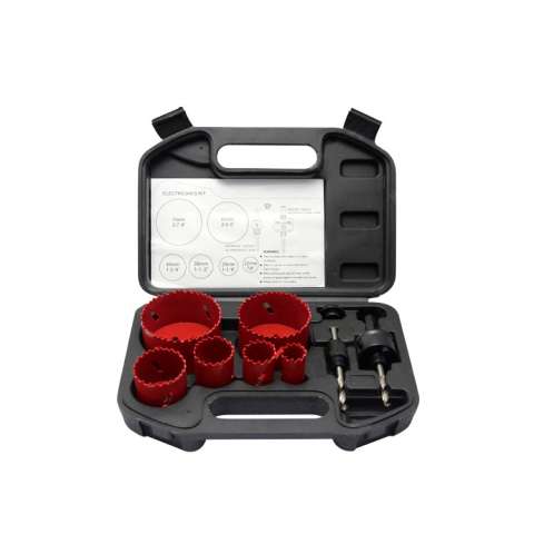 9-piece bimetal hole saw set