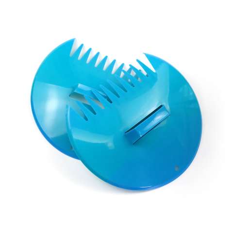 Handheld plastic leaf lawn rake claw scoop