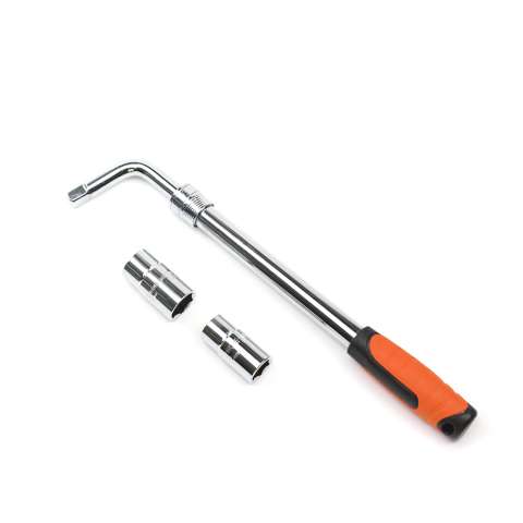 Adjustable lengths L type socket wrench