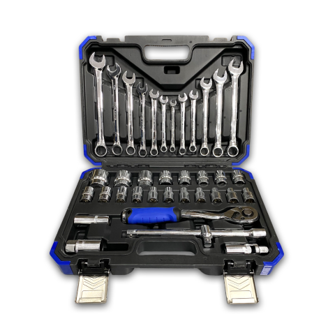 37pcs socket set with ratchet handle combination tools kit