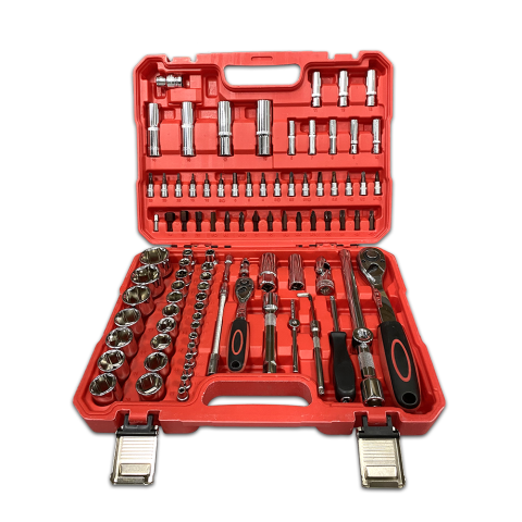 94pcs multi-function ratchet handle socket set with new style box