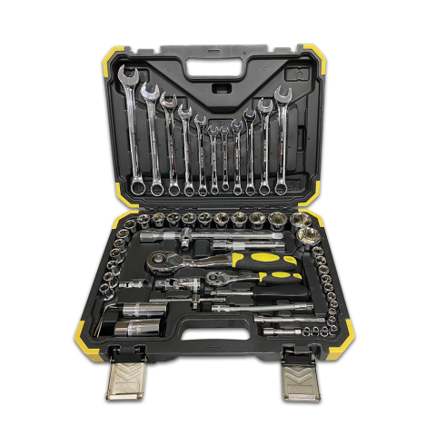 82pcs socket set with bits and combination wrench car repair tool