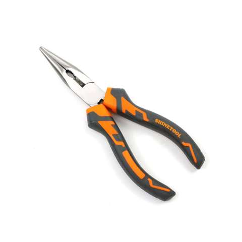 Drop forged carbon steel long nose pliers