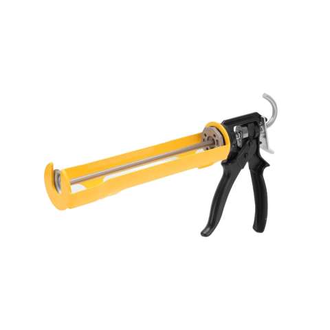 360 degree rotatable body manual caulking gun with powder coated surface