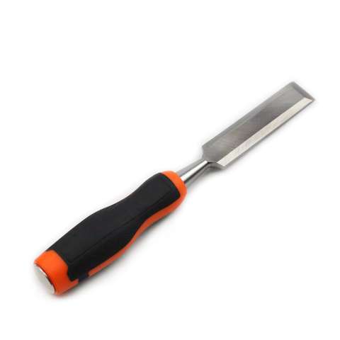 Wood carving tool carpenter's chisel with double color TPR handle