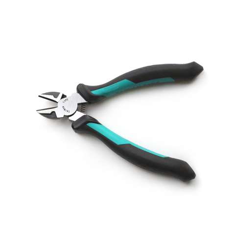 Multifunctional diagonal cutting pliers with anti slip TPR handle